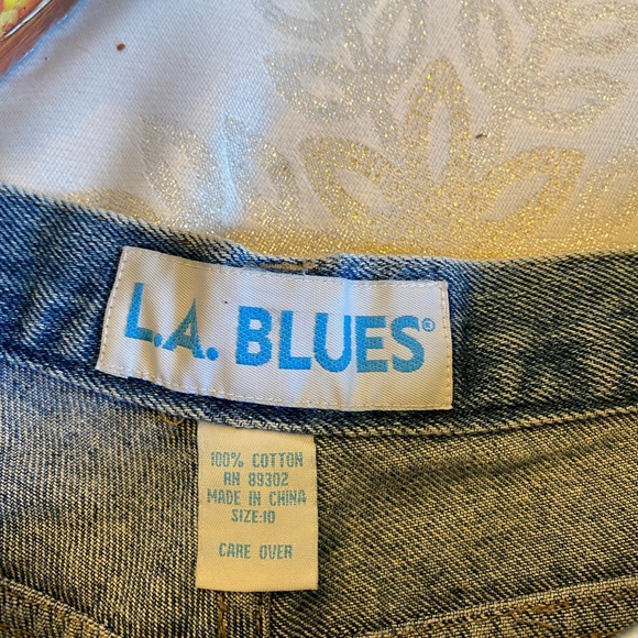 L.A. Blues American flag cuff ankle jeans, 10 - Picture 3 of 5